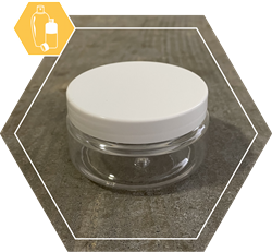 Gelpot met wit deksel 100 ml