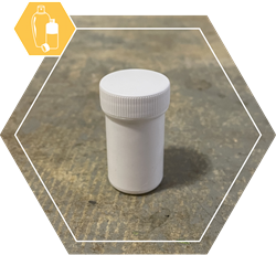 Zalfpot wit met deksel 20 ml