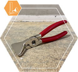 Tube closing pliers