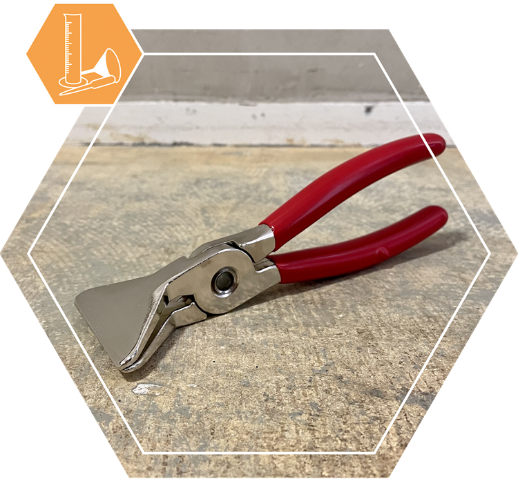 Tube closing pliers