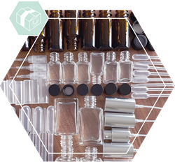 Grote set hulpmiddelen parfum maken