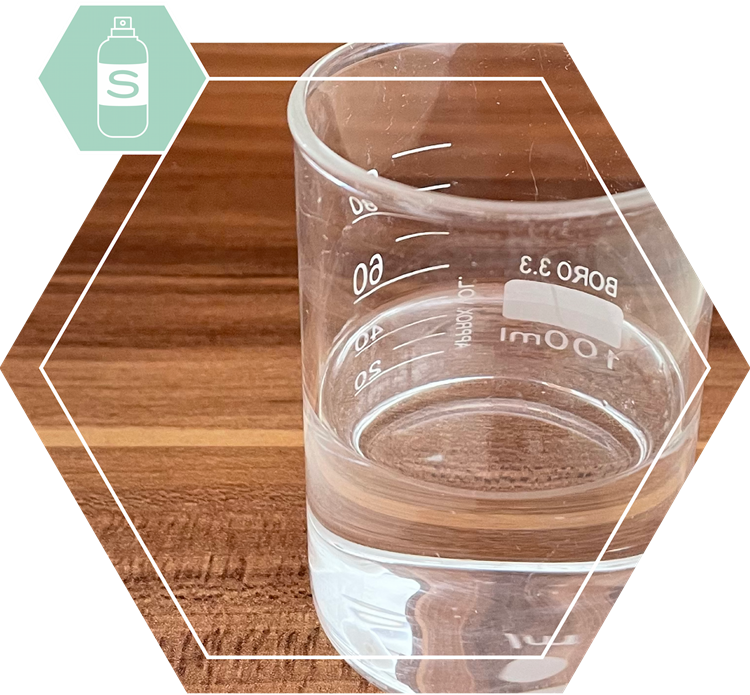 Cosmetic hair water