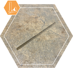 Roerstaaf glas 6 x 200 mm 200 x 6 mm