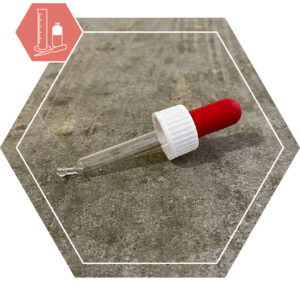 Dropper cap DIN18 for 10 ml bottle
