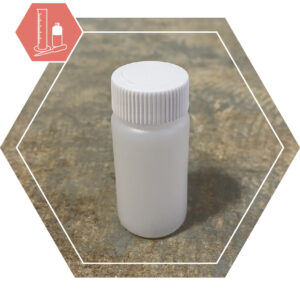 Mini bottle 20 ml + cap