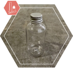 Fles POLLY 50 ml + aluminium dop