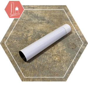 Tube white aluminium 40 ml with cap