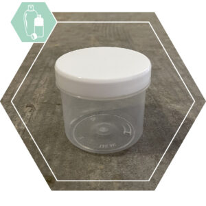 Plastic pot met deksel 135 ml