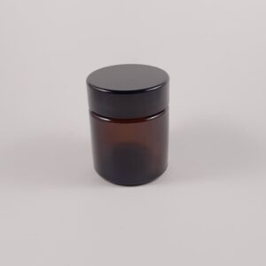 Jar brown glass with lid 30 ml