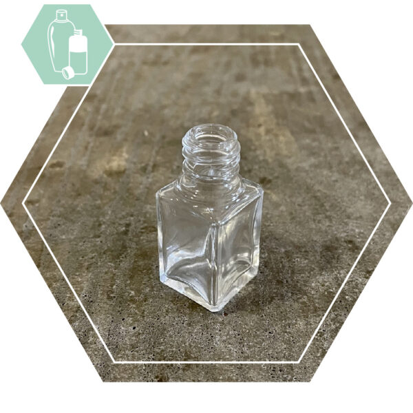 Parfumflesje Cubo E4 glas 6 ml