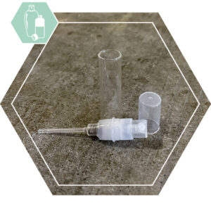 Minisverstuiver glas 2 ml