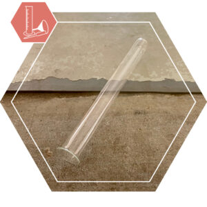 Reageerbuis 16 mm AR glas met rand