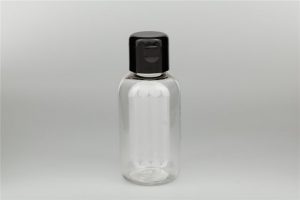 Bottle POLLY 50 ml + black flap cap