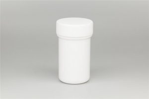 White plastic jar 20 ml + lid