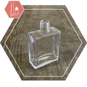 After shave bottle Leandro E5 glass 50 ml