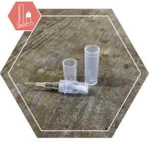 Mini atomiser plastic 2 ml