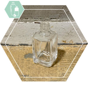 Parfumfles Silvio E4 glas 15 ml